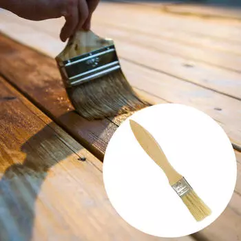 Кисть для рисования для дома, кисти для рисования, морилка для забора, принадлежности для художественных промыслов, плоская 17cmx2.3cmx0.7cm