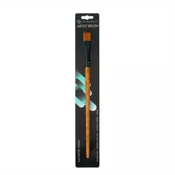 Кисть для рисования из древесного зерна, профессиональная нейлоновая кисть для рисования маслом, акварелью, каллиграфией, кистью для гуаши, акриловой кистью, художественными принадлежностями для рисования 1.2cm