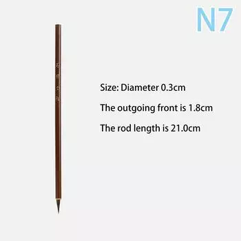 Кисть для рисования на ногтях с изображением волков, ручка-крючок, кисть для рисования китайской каллиграфией, художественная масляная кисть для рисования акварелью