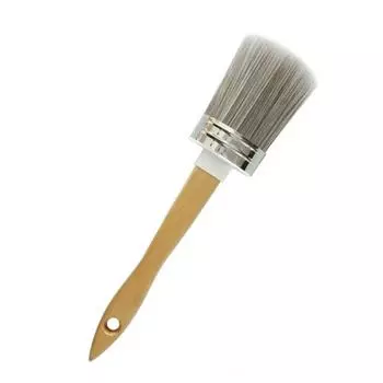 Кисть для рисования с деревянной ручкой, высококачественная синтетическая щетина, портативная, многоразовая, универсальная