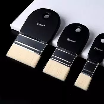 Кисть для рисования с жесткой щетиной, ручка для рисования, художественная гуашь, акварель, масляная краска большой площади, акриловая настенная щетка, щетка для чистки барбекю