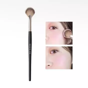 Кисть для румян GECOMO Мягкая щетина Не впитывает пудру Легко наносится Кисть для румян и хайлайтера для начинающих Инструменты для красоты