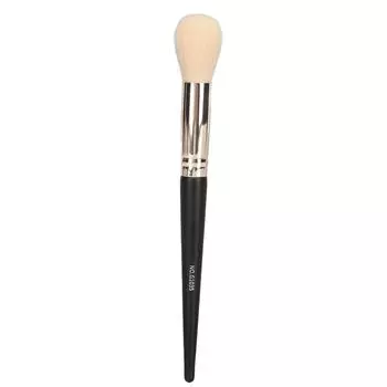 Кисть для румян с круглой головкой, плотная кисть, безворсовая синтетическая портативная косметическая кисть