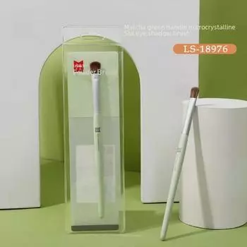 Кисть для теней Lafa Matcha Green с мягким ворсом из микрокристаллического шелка (ЛС-18976)