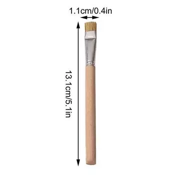 Кисть для текстурирования ногтей Французская кисть для укладки ногтей Кисточка для светотерапии Пластиковый инструмент для маникюра Кисточка для полировки ногтей 2pcs