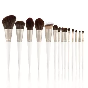 Кисть для тонального крема, 14 шт., кисти для макияжа, набор для макияжа, кисть для волос, рассыпчатая кисть для пудры, кисть для румян, кисть для выделения кистей для теней для век