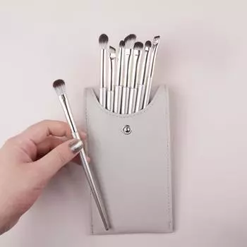 Кисть для тонального крема, кисть для рассыпчатой пудры, кисть для теней, 8 кистей для консилера для век, кисть для растушевки макияжа с мягкой щетиной, кисть для прорисовки деталей.