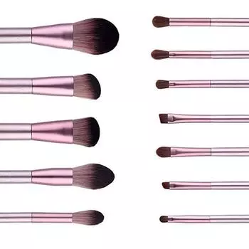 Кисть для тонального крема, рассыпчатая кисть для пудры, кисть для теней, кисти для макияжа, 12 предметов, набор кистей для макияжа, набор косметических инструментов