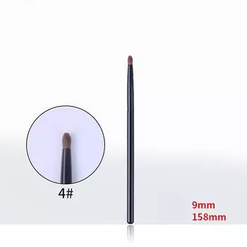 Кисть для тонального крема. Свободная кисть для пудры, подходящая для макияжа глаз. Кисть для теней. Маленькая мягкая, приятная для кожи кисть для теней. Волосы животных.