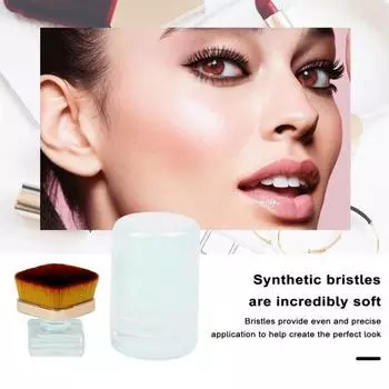 Кисть для удаления пыли. Кисть для макияжа из мягкого искусственного волокна. Кисть для пыли с противоскользящей пластиковой ручкой. Многофункциональный инструмент для макияжа. Кисть для пудры. D