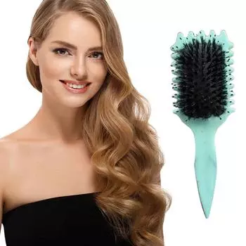 Кисть для укладки Define, подходит для тонких, средних и грубых/волнистых, вьющихся и вьющихся вьющихся волос, эластичная расческа One Size