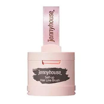 Кисть для укладки волос Jenny House Cosmetic Self-Up Hairline Brush 4 г, темно-коричневая, 1 шт.