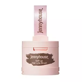 Кисть для укладки волос Jenny House Self-Up Hairline Brush 4 г, натурально-коричневый, 1 шт.
