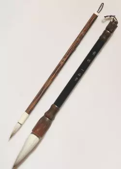 Кисть Ippindo Kakizume Brush 7 для каллиграфии с большой шириной линии, набор кистей Seirin Daibrush среднего размера Нет. &