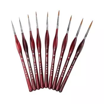 Кисть Краска Масло Акриловая Кисть Скрипт Деталь Линер Краска Художник для Живописи