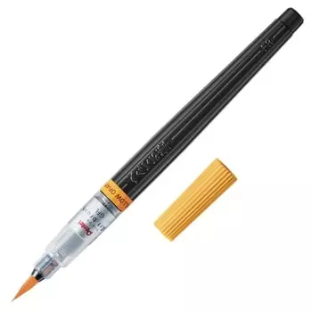 Кисть Pentel Pen Art Brush XGFL-140 Желто-оранжевый