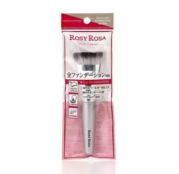 Кисть Rosie Rosa Multi Foundation Brush [Кисть для макияжа, совместимая со всеми основами] Серебро 1 шт. (х 1)