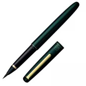 Кисть-ручка Kuretake Fountain Brush Kuretake, оттенок лака темно-зеленый DU130-3
