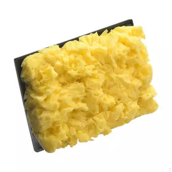 Кисть с текстурой искусственной губки для украшения стен, универсальная и простая в использовании художественная роспись жёлтый