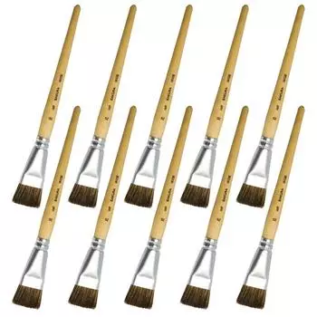 Кисть Sakura Crepas широкая 25 10 штук Нет. ВФ25(10)