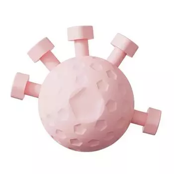 Кистевые шары Сфера Тренажер для пальцев Мяч Тренажер для силы хвата Кистевые эспандеры Портативный тренажер для хвата Тренировка хвата предплечья розовый