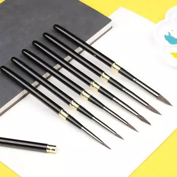Кисти для художественной живописи со съемным металлическим стержнем Художественная акварельная кисть Кисть для масляной живописи Товары для рукоделия No. 0