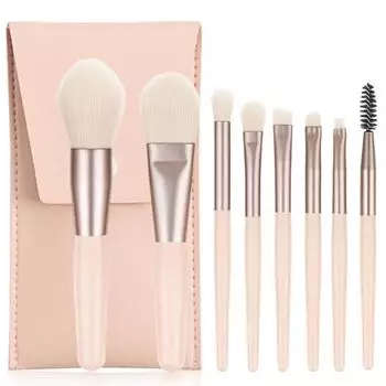 Кисти для макияжа 8 кистей для макияжа премиум-класса, супермягкие кисти для макияжа, набор кистей для начинающих, удобные для ежедневного макияжа,