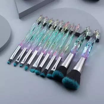 Кисти для макияжа для косметической подводки для глаз, спонжа, натуральной пудры, хайлайтера, карандаша, профессиональной кисти для лица
