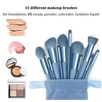 Кисти для макияжа и спонжи для макияжа, 13 шт. Набор для макияжа, кисть для тонального крема, кисть для теней, набор кистей для макияжа 13PCS