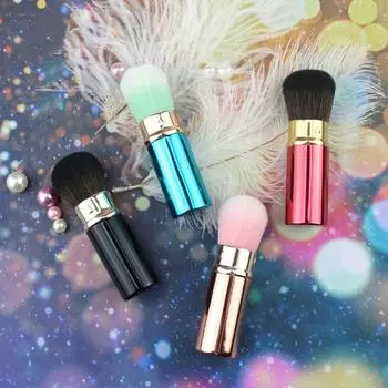 Кисти для макияжа Пудра Тональный крем Румяна Кисть для лица Косметические инструменты для макияжа Кисть для румян «русалка» небесно-голубой