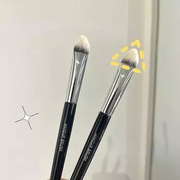 Кисти для макияжа с тональным кремом, консилером, трехсторонние, наклонные, контурные, кисти для хайлайтера, косметические кисти для макияжа 1pc