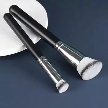 Кисти для макияжа Yousheng 2 шт., бесследное покрытие, следы от прыщей, искусственное волокно, косая круглая головка, контурные кисти, инструменты для макияжа 2pcs