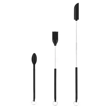 Кисти для мармелада Телескопическая лопаточка, 12 упаковок, улучшенная кухонная ложка 2022 г. 5