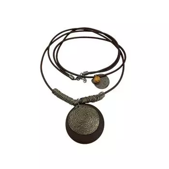 Кисточка Этнический Стиль Деревянное Ожерелье Деревянное Богемное Стиль Ожерелье Длинный Свитер Цепь Девочки Подарки style 2