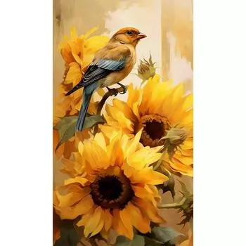 # Kit de peinture par numros sur toile, bricolage d art l huile, image de tou