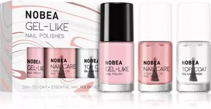 kit de vernis ongles Essential nail polish set TU прозрачный