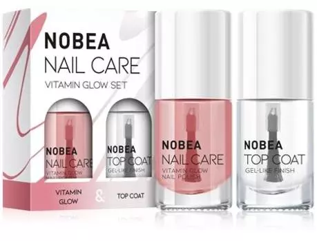 kit de vernis ongles Vitamin glow set TU прозрачный