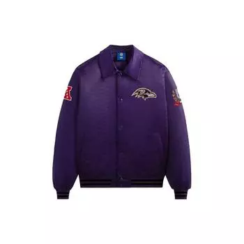 Кит для НФЛ: Атласный бомбер Ravens для путешествий, верхняя одежда унисекс, фиолетовый KHM010430-592 M