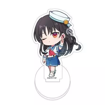 Кит Добро пожаловать в класс способностей Supreme Mini Character Акриловая подставка 3 мм Изготовлена из акрила (Сузунэ Хорикита/Морской образ) Прибл.