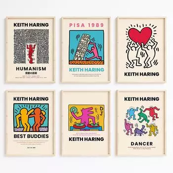 Кит художественная выставка фотографии постер Пиза абстрактный принт винтажный поп холст живопись художественное украшение фреска домашний декор стены комнаты 21x30cm No Framed