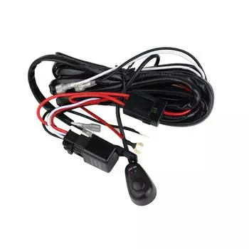 Комплект жгута проводов для светодиодных фар дальнего света с предохранителем и реле 12 В 40 А