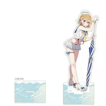 Кит Специально нарисованная большая акриловая подставка Sailor Высота 5 мм Акрил Rent-A-Girlfriend (Асами Нанами/Морской купальник) приблизительно. 27,5-30 см/толщина