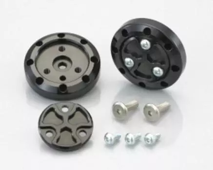 KITACO Комплект боковых габаритных пластин Cygnus черный анодированный X/Cygnus X-SR 557-0415010 чёрный