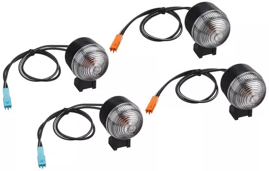 KITACO Комплект поворотников MONKEY Wallens Mini черный/прозрачный 830-1137910