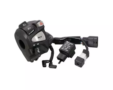 KITACO Левый переключатель с функцией аварийной сигнализации Monkey 125 Функция/Проход (JB02/JB03/JB05) 756-1300110