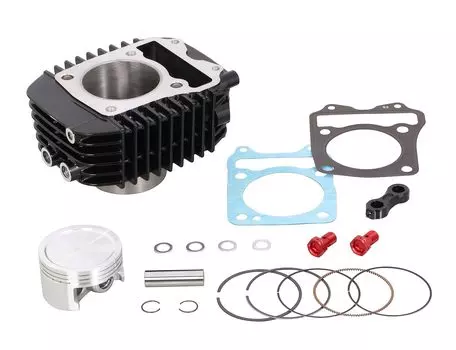 KITACO LIGHT Bore Up Kit 181cc Aluminum Cast Iron Sleeve Cylinder CT125 Hunter Cub Monkey 125 Grom (Black) (JA55) (JB02) (JC61/JC75) 212-1444250 чёрный