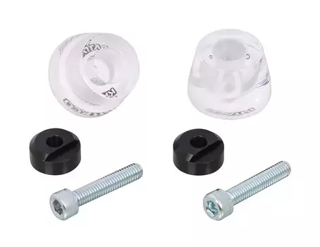 KITACO Прозрачные заглушки для руля Ducks 125 левая и правая 1 комплект (белый) (JB04/JB06) 506-1320080 белый