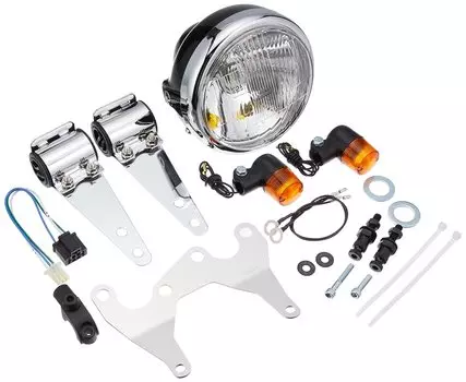 KITACO Round Mini Turn Naked Kit Сигнал/фара NS-1 810-1082210 чёрный