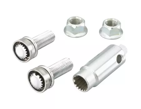 KITACO Защита от кражи Новый тип корпуса Защита/Болт 10X25/P1.25 504-0501300 серебряный