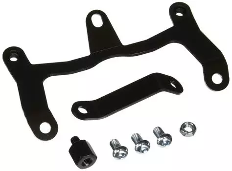 KITACO Задний спойлер Offset Stay Paint Finish Jog-ZR Сталь/Черный 650-0089990 чёрный